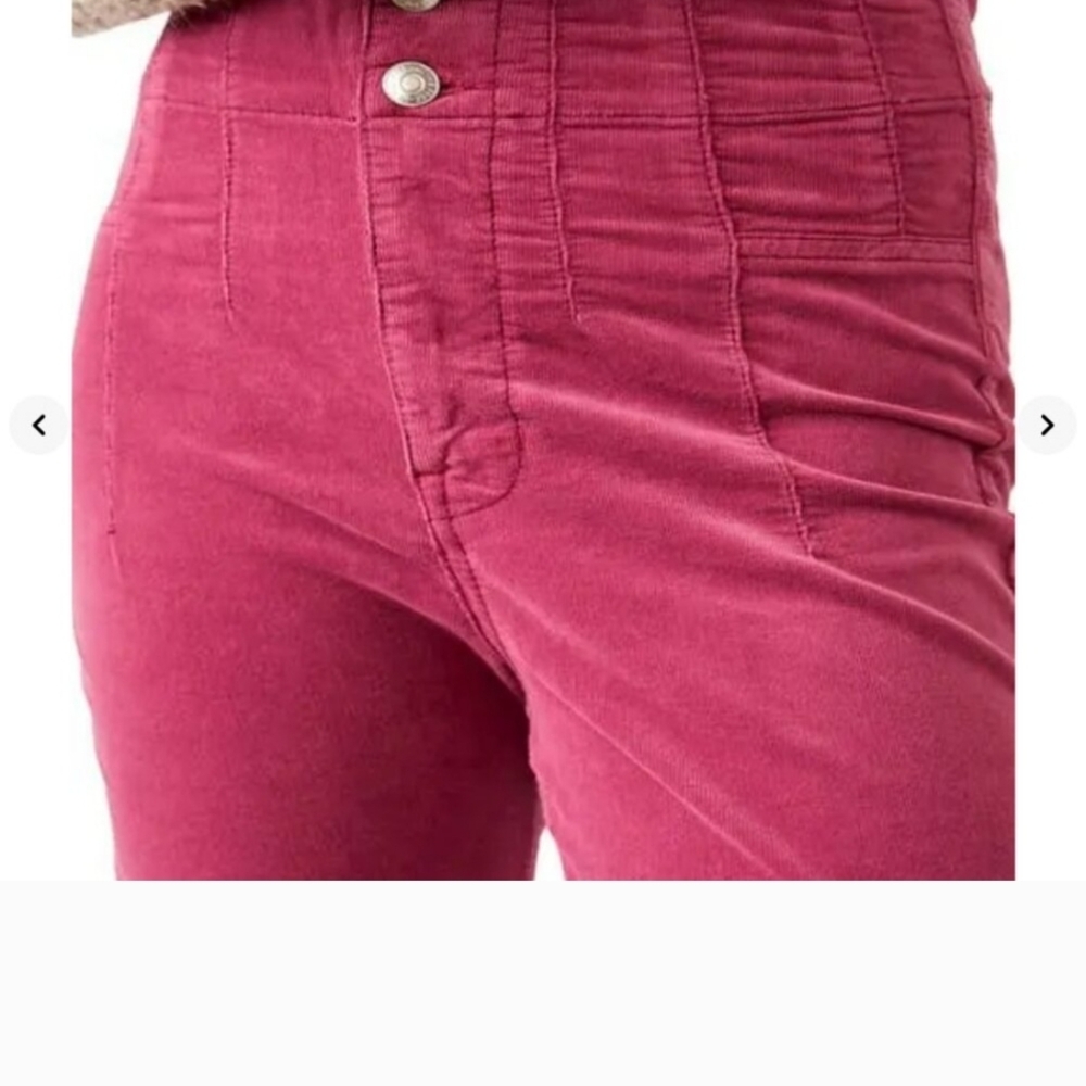 We The Free Jayde Cord High Rise Flare - Picture 3 of 11